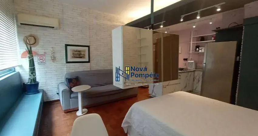 Kitnet com 1 dormitório à venda, 23 m² por R$ 375.000,00 - Boqueirão - Santos/SP