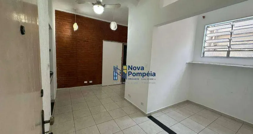Apartamento com 1 dormitório para alugar, 40 m² por R$ 2.500/mês - José Menino - Santos/SP