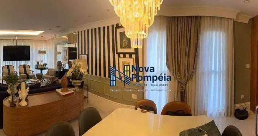 Apartamento com 3 dormitórios à venda, 144 m² por R$ 1.650.000 - Pompéia - Santos/SP