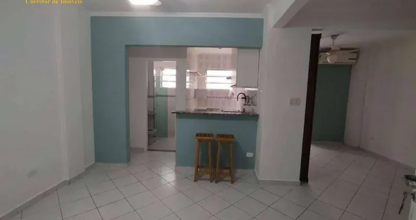 Apartamento com 1 dormitório para alugar por r$ 2.500,00/mês - pompéia - santos/sp
