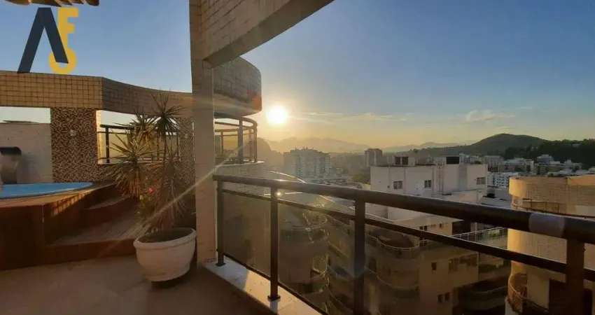 Espetacular cobertura 208m2!! 3 quartos (pode ser revertido) , 2 suites!! Closet!! Semimobiliada !!