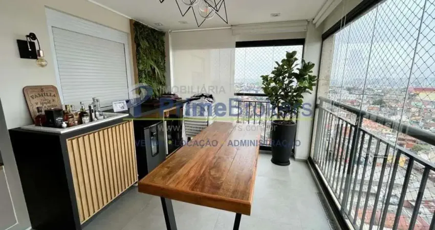 Apartamento reformado varanda gourmet   com suíte e churrasqueira  pronto para morar no sacomã!