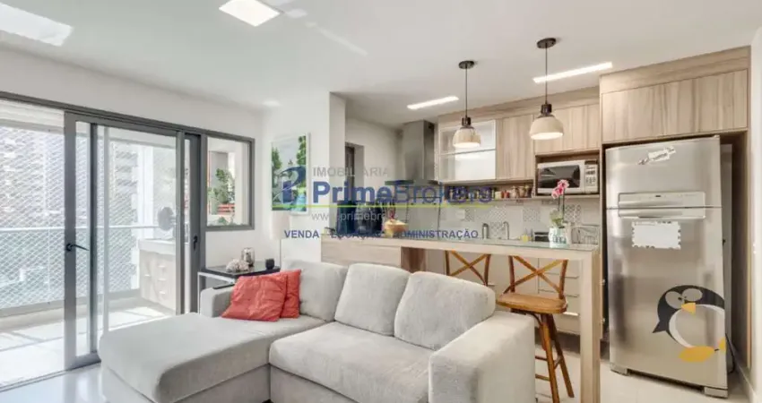 Apartamento, 72m² - 2 dormitórios, 1 suíte, 1 vaga, varanda - moema