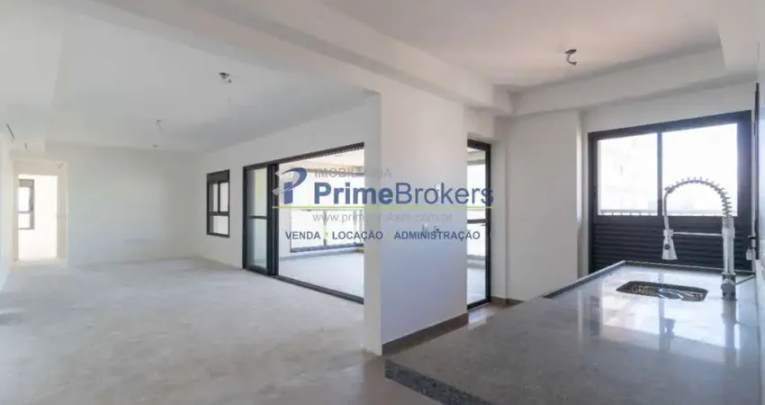 Apartamento, 141m² - 3 dormitórios, 3 suítes, 2 vagas, sacada com vista - mirandópolis