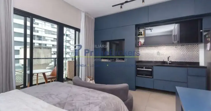 Studio, 35m² - 1 dormitório, mobiliado e cozinha gourmet - pinheiros