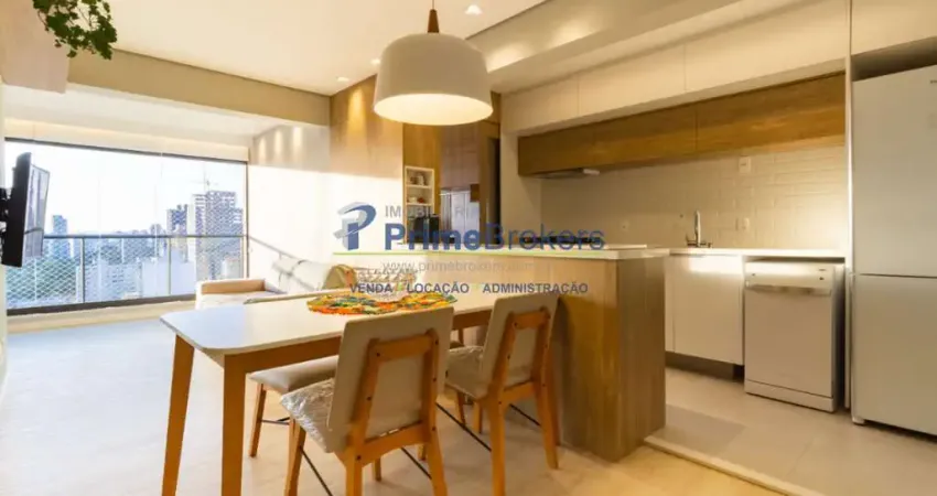 Apartamento, 73m² - 2 dormitórios, 1 suíte, 1 vaga com vista panorâmica - pinheiros