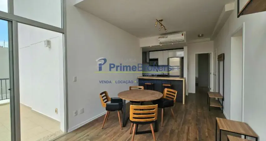 Apartamento, 76m² - 2 dormitórios, 2 suítes, 2 vagas, pé-direito duplo - brooklin