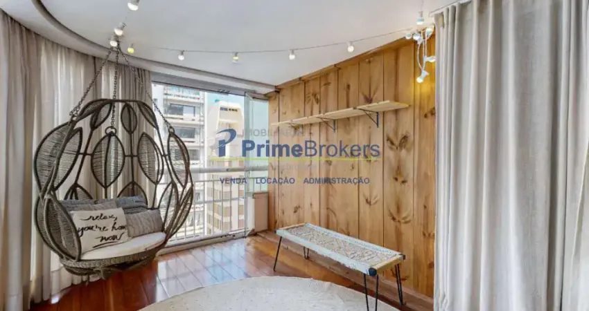 Apartamento, 89m² - 2 dormitórios, 1 suíte, 2 vagas, sacada - cerqueira césar