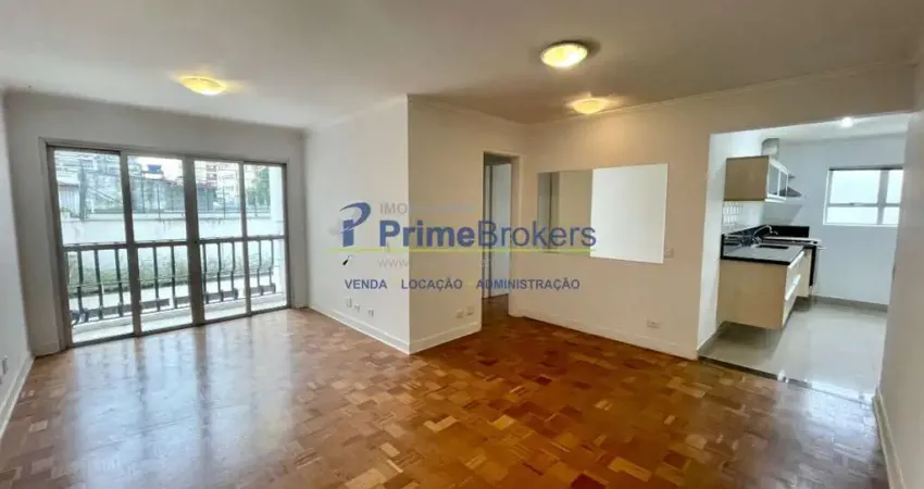 Apartamento, 87m² - 2 dormitórios, 1 vaga, varanda - brooklin
