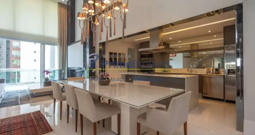 Apartamento, 245m² - 4 dormitórios, 4 suítes, 4 vagas, terraço com vista livre - campo belo