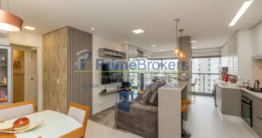 Apartamento, 73m² - 2 dormitórios, 2 suítes, 2 vagas, varanda gourmet - vila dom pedro i