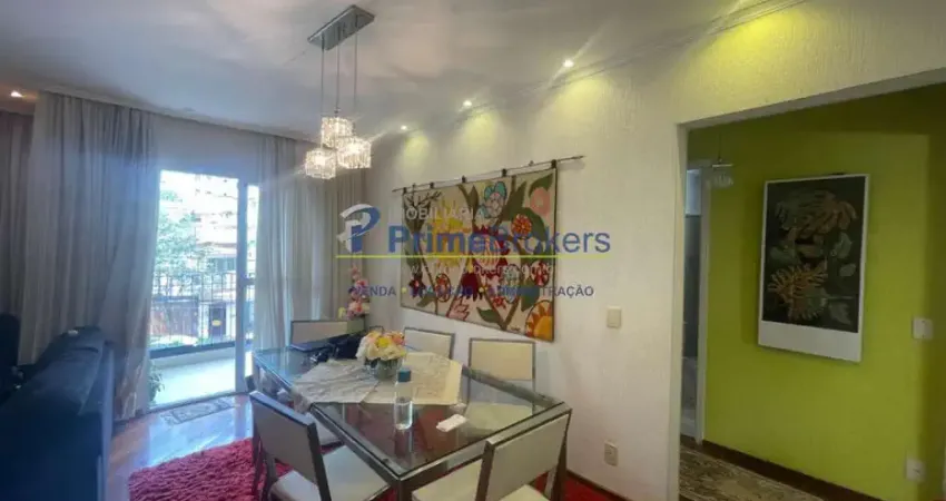 Apartamento, 90m² - 3 dormitórios, 1 suíte, 3 vagas, sala espaçosa - bosque da saúde