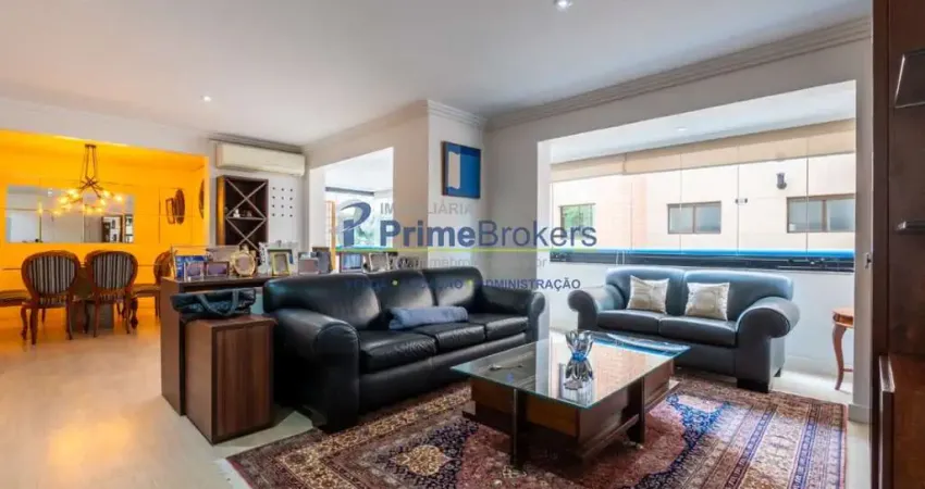 Apartamento, 132m² - 3 dormitórios, 3 suítes, 3 vagas, varanda envidraçada - brooklin novo