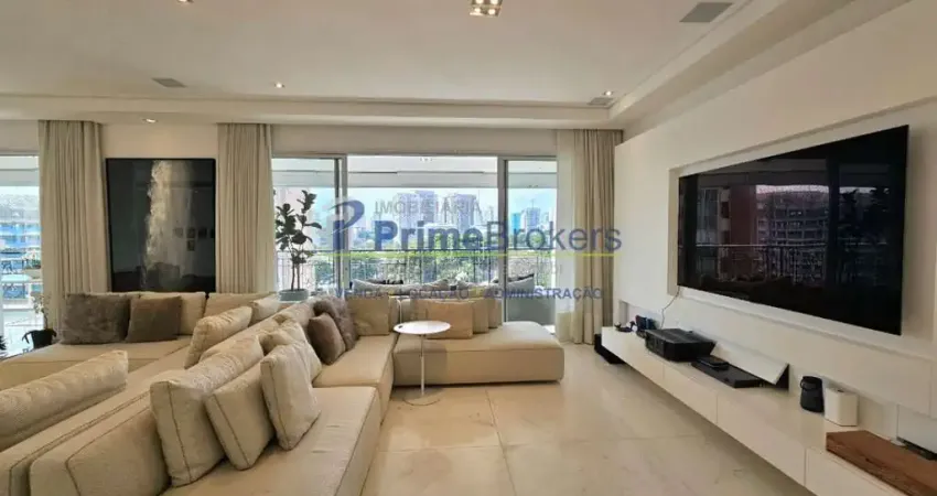 Apartamento, 400m² - 4 dormitórios, 4 suítes, 5 vagas, varanda gourmet - moema