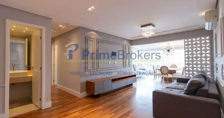 Apartamento, 138m² - 3 dormitórios, 3 suítes, 2 vagas, varanda gourmet - brooklin