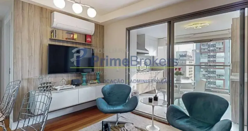 Apartamento, 65m² - 2 dormitórios, 1 suíte, 1 vaga, terraço com churrasqueira - vila mariana