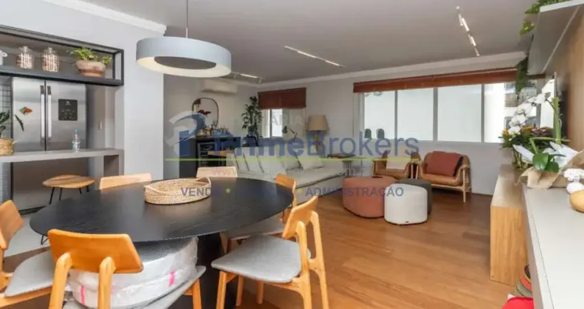 Apartamento, 114m² - 2 dormitórios, 2 suítes, 1 vaga, cozinha americana - moema