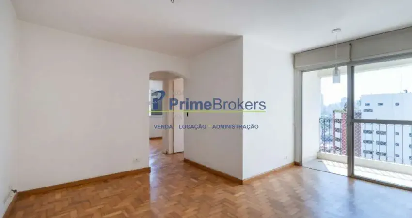 Apartamento, 66m² - 2 dormitórios, 1 vaga, varanda com vista livre - brooklin