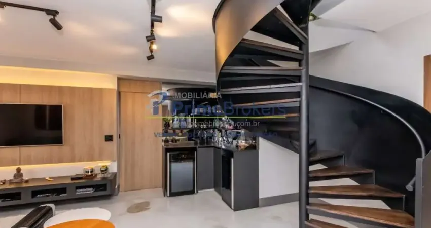 Cobertura duplex, 195m² - 2 dormitórios, 2 suítes, 3 vagas, piscina privativa - moema