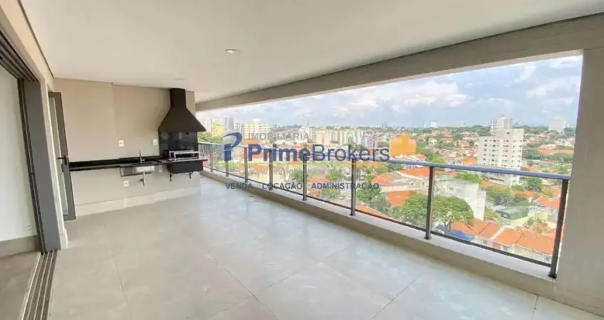 Apartamento no apogee com varanda gourmet, 3 dormitórios, 2 suítes e 2 vagas de 131 m²-mirandópolis
