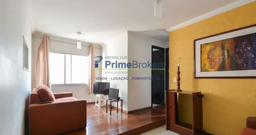 Apartamento, 53m² - 2 dormitórios, 1 vaga, piso em madeira e armários planejados - moema