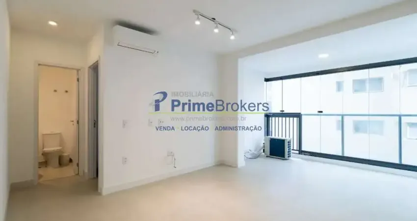 Apartamento, 46m² - 1 dormitório, 1 suíte, 1 vaga, sacada - campo belo