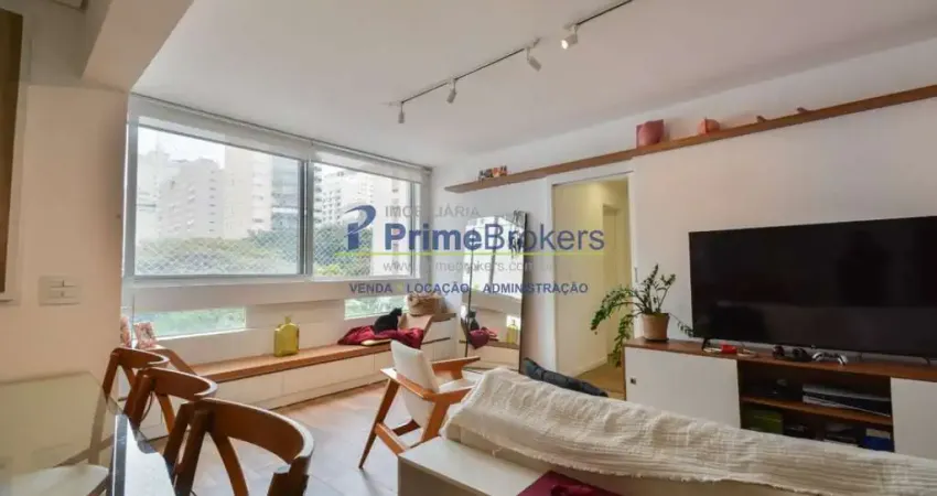 Apartamento, 90m² - 2 dormitórios, 1 vaga, totalmente mobiliado e reformado - jardim paulista