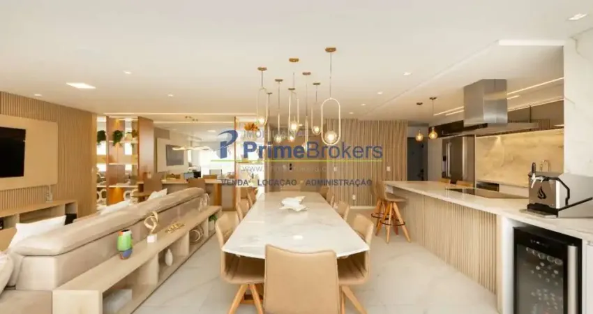 Apartamento, 160m² - 3 dormitórios, 3 suítes, 2 vagas, varanda gourmet - vila dom pedro i