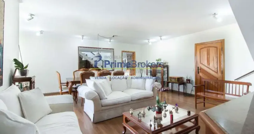 Cobertura duplex, 195m² - 4 dormitórios, 1 suíte, 2 vagas, terraço com churrasqueira - campo belo