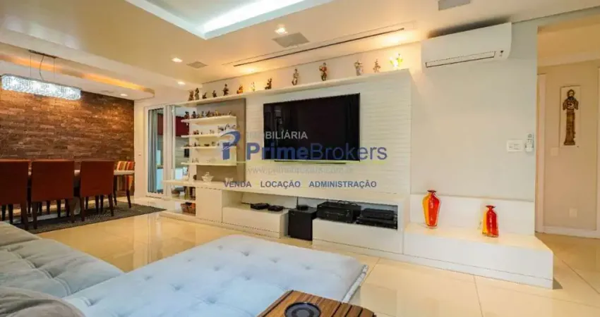 Apartamento alto padrão, 245m² - 4 dormitórios, 3 suítes, 4 vagas, sacada gourmet - chácara klabin