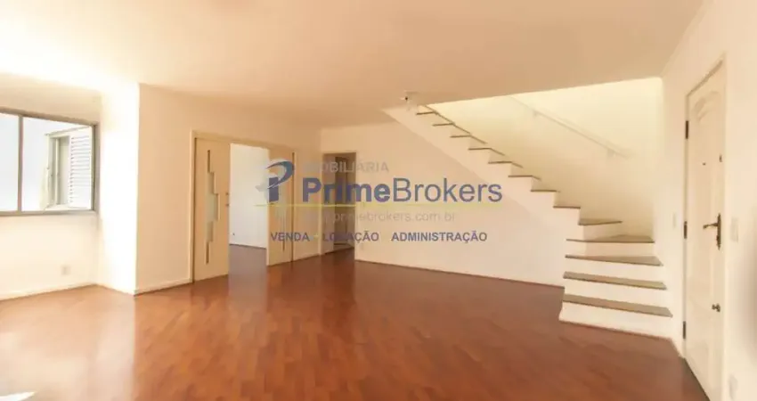 Cobertura duplex, 195m² - 4 dormitórios, 1 suíte, 2 vagas, terraço com churrasqueira - campo belo