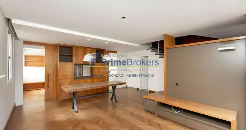 Apartamento duplex, 129m² - 3 dormitórios, 2 suítes, 2 vagas, cozinha integrada - itaim bibi