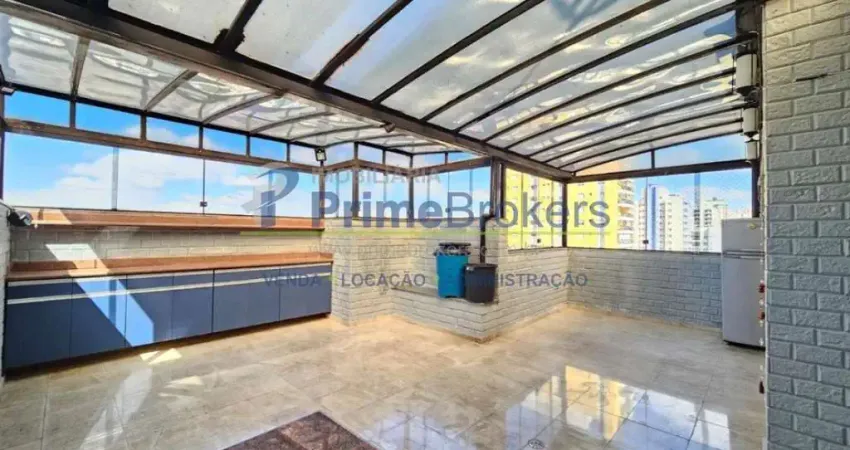 Cobertura, 192m² - 3 dormitórios, 2 suítes, 3 vagas, terraço gourmet - saúde