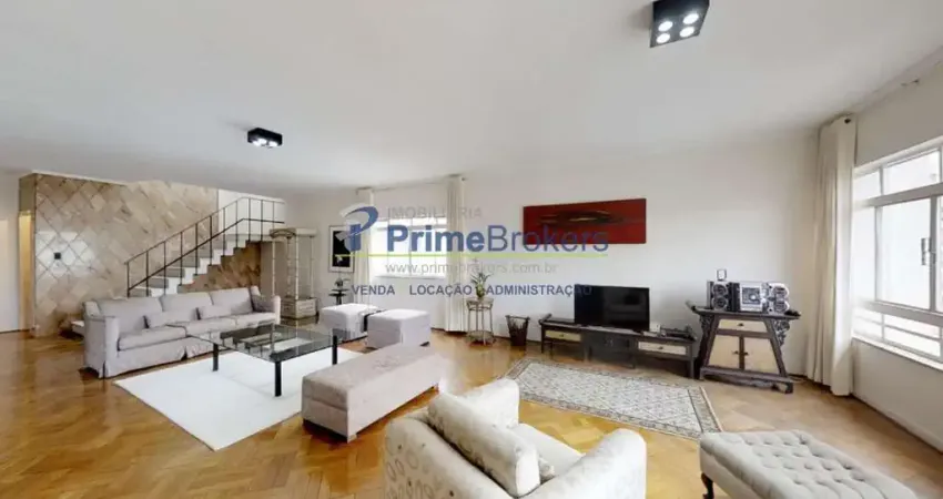Apartamento duplex, 485m² - 5 dormitórios, 3 suítes, 2 vagas, vista panorâmica - bela vista