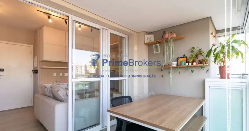 Apartamento, 38m² - 1 dormitório, 1 suíte, 1 vaga, mobiliado - brooklin