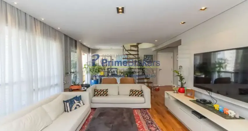 Cobertura duplex, 467m² - 4 dormitórios, 4 suítes, 4 vagas, piscina privativa - campo belo