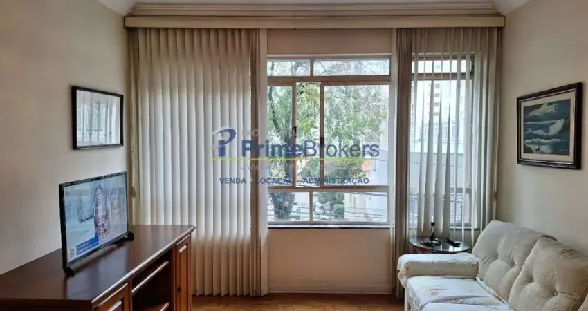 Apartamento 92m² - 2 dormitórios, sala ampla e iluminada - jardim paulista
