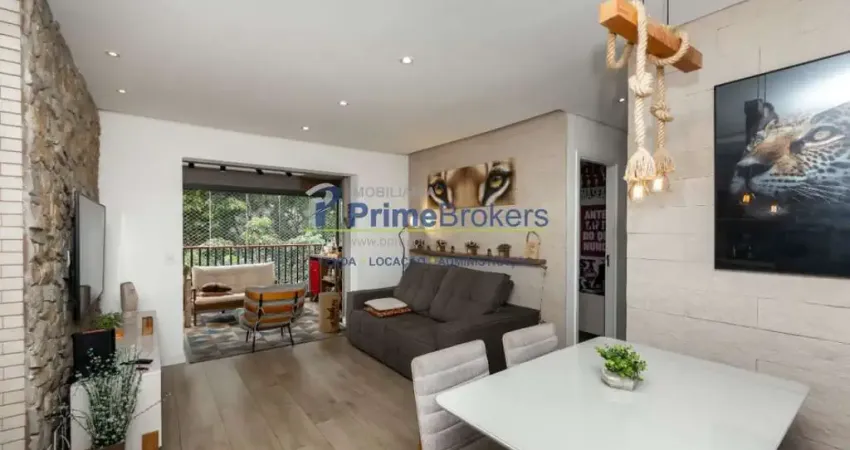 Apartamento, 68m² - 2 dormitórios, 1 suíte, 1 vaga, varanda gourmet - saúde