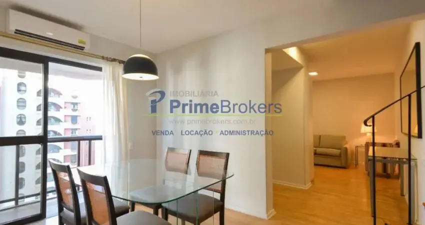 Apartamento duplex, 90m² - 2 dormitórios, 2 suítes, 2 vagas, vistas espetaculares - jardim paulista
