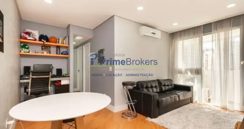 Apartamento, 60m² - 2 dormitórios, 1 vaga, home office integrado - moema