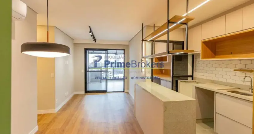 Apartamento, 74m² - 2 dormitórios, 1 suíte, 1 vaga, living com sacada - pinheiros