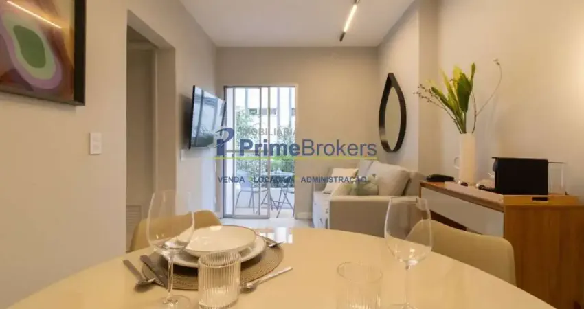 Apartamento mobiliado à venda 36 a.u  1 quarto - varanda - 1 vaga- bela vista - são paulo