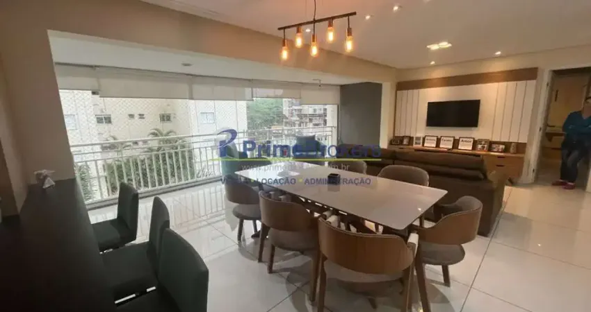 Apartamento com varanda gourmet, 3 suites e 2 vagas de 126 m² - mooca