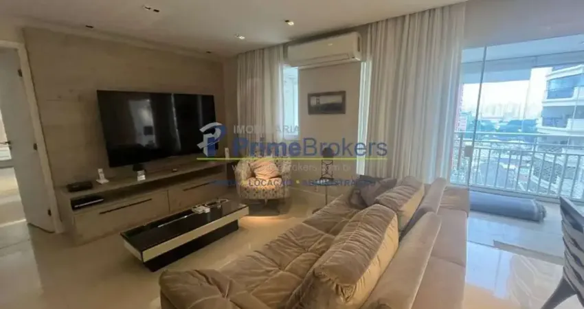 Apartamento mobiliado com varanda gourmet, 3 suítes e 2 vagas de 126 m² - mooca