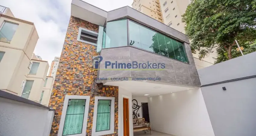 Sobrado para venda em chácara inglesa com 5 quartos, 1 suíte e 6 vagas de 285m²