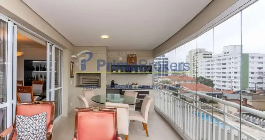 Apartamento com varanda gourmet, 3 suítes e 2 vagas de 125 m² - ipiranga