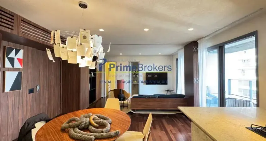 Apartamento, 83m² - 2 dormitórios, 2 suítes, 2 vagas, totalmente mobiliado - brooklin