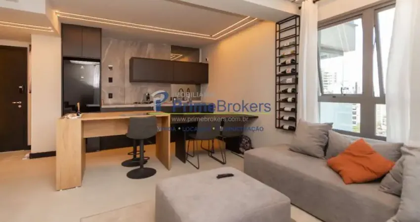 Apartamento duplex, 73m² - 2 dormitórios, 1 suíte, 1 vaga, vista para o parque - moema