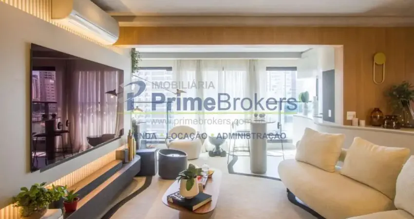 Apartamento, 84m² - 2 dormitórios, 1 suíte, 1 vaga, living integrado - brooklin