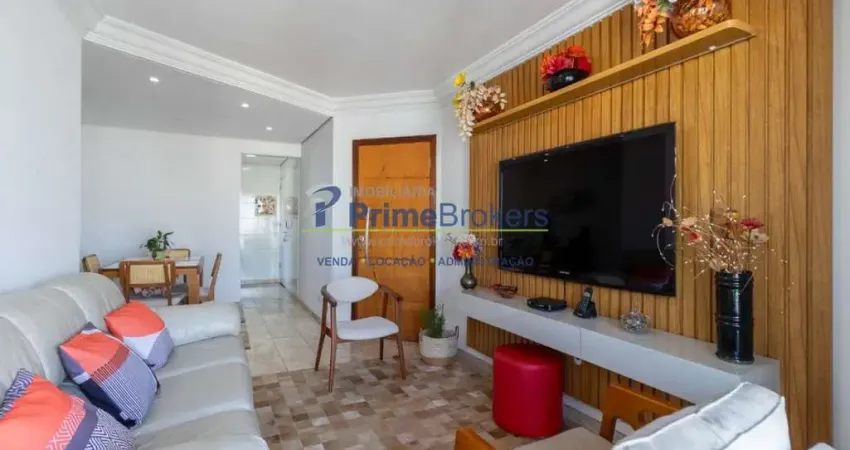 Apartamento, 85m² - 3 dormitórios, 1 suíte, 3 vagas, varanda privativa - saúde
